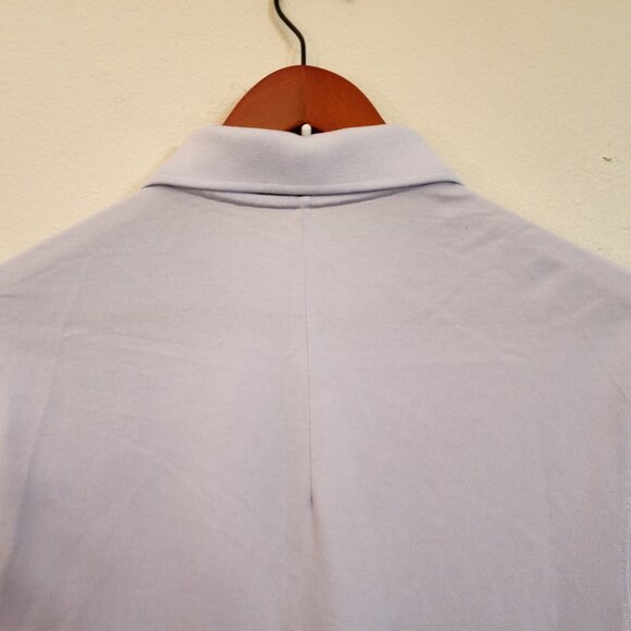 Lululemon Polo Shirt Purple Men M Golf Stretch Short Sleeve Cotton Blnd Sporty - Picture 12 of 14